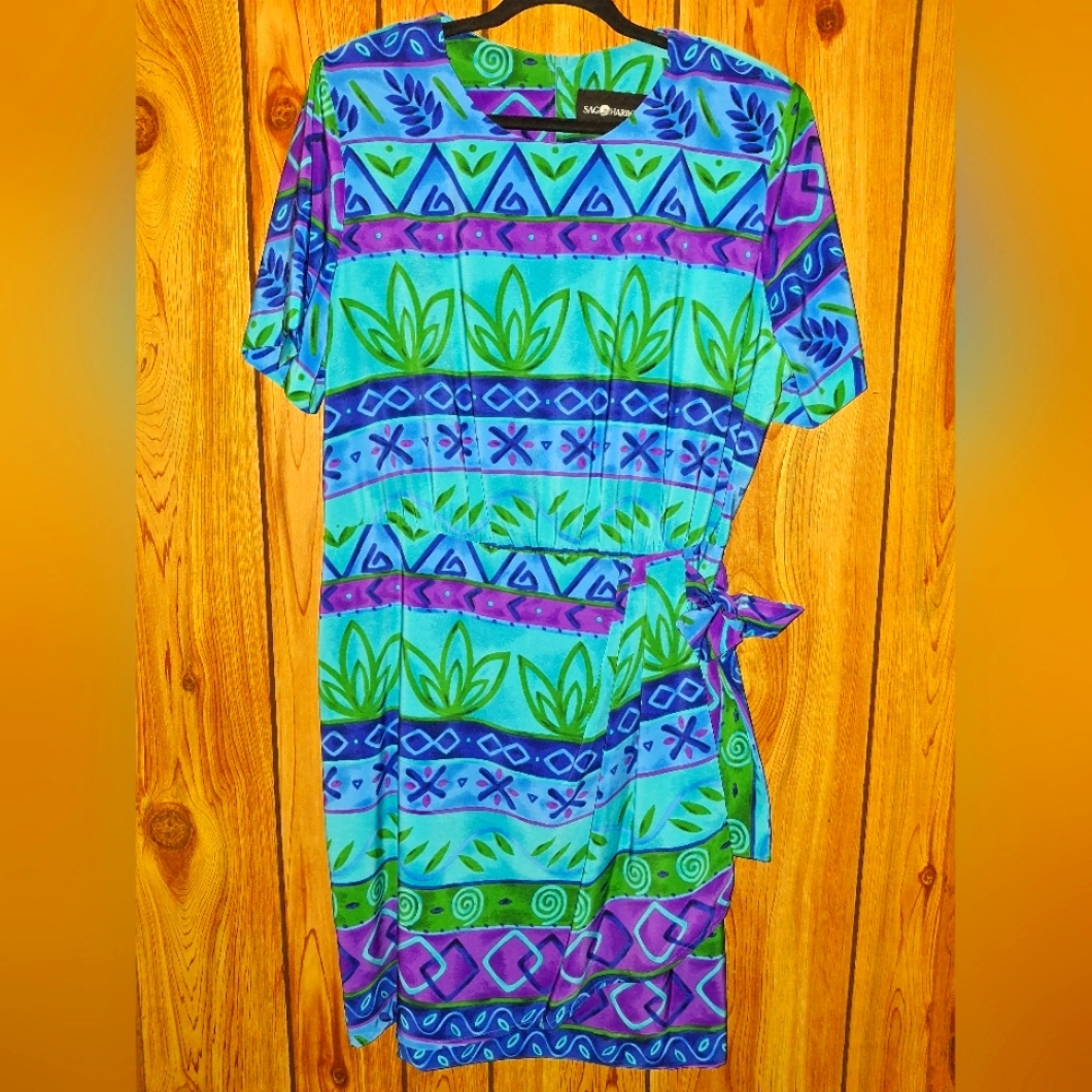 BLUE SAG HARBOR DRESS
